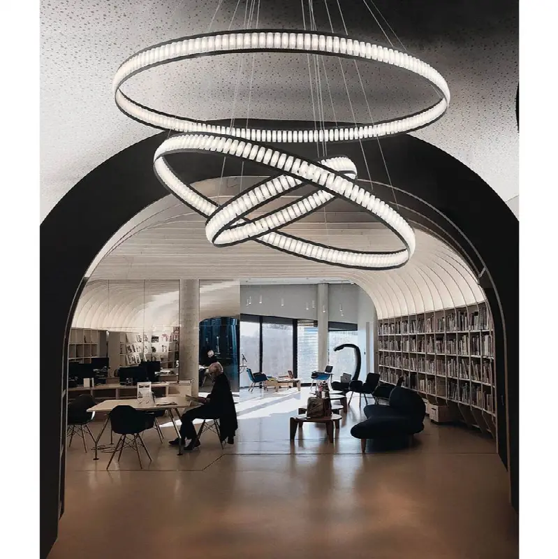 Forster, Chandelier, 3-Light, 60", Matte Black