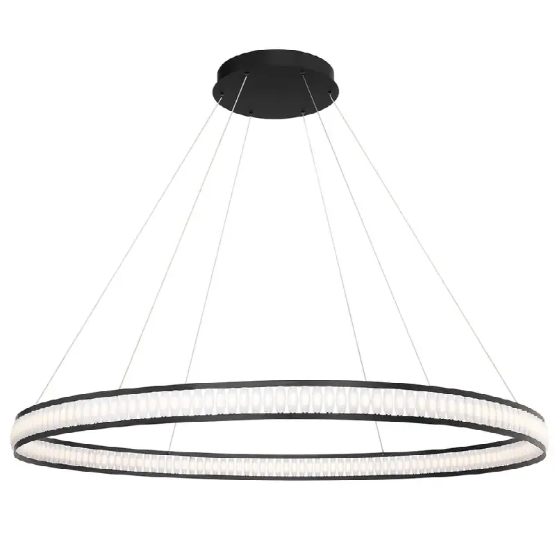 Forster, Chandelier, 60", Matte Black