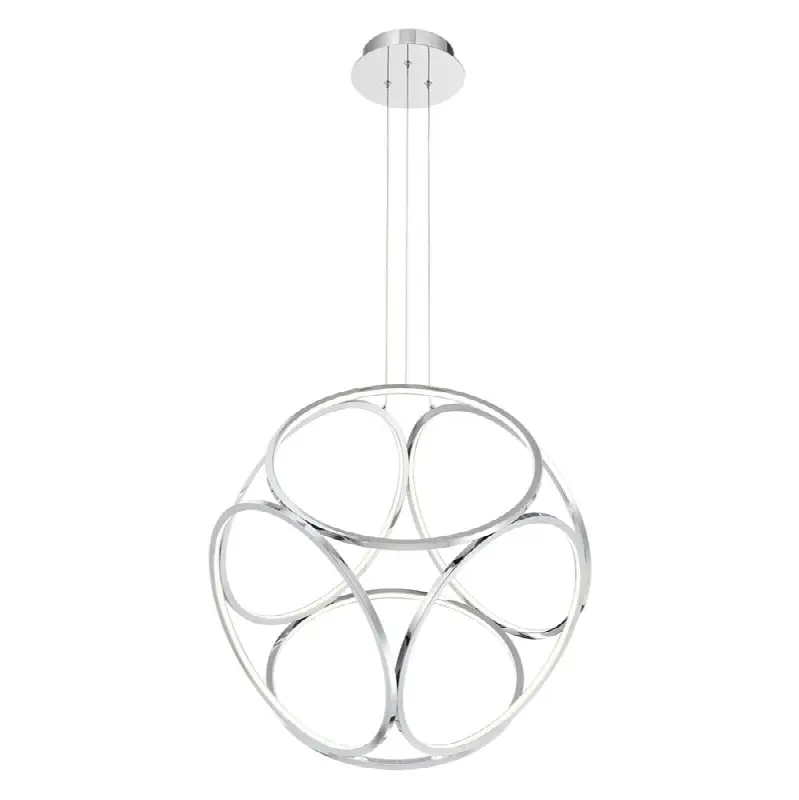 Glenview, Pendant, 24", Chrome