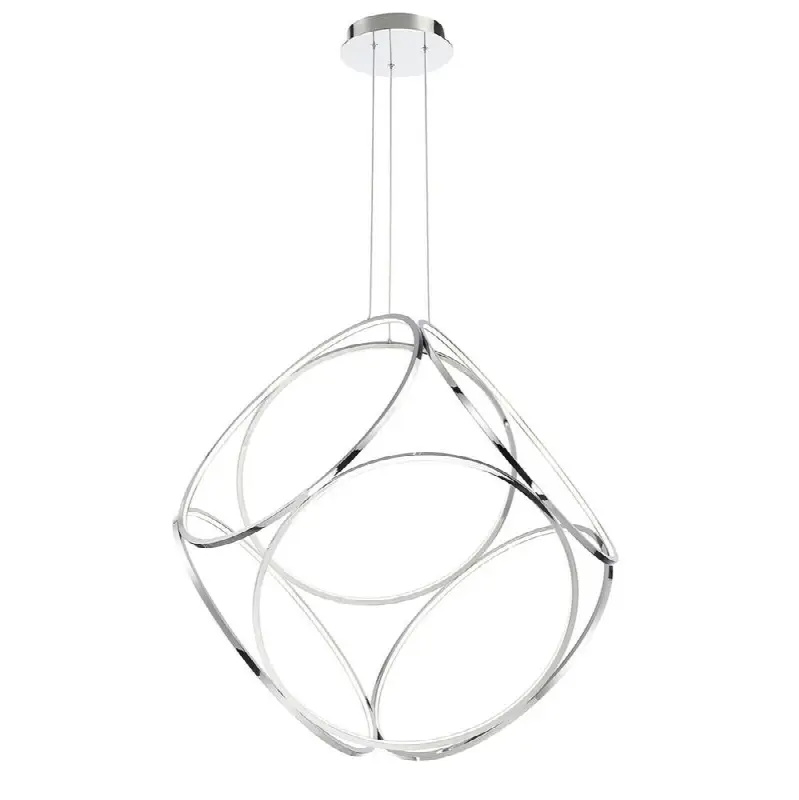 Glenview, Chandelier, 34", Chrome
