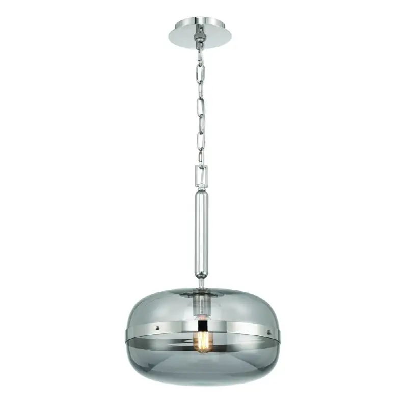 Nottingham, Pendant, 20", Polished Nickel