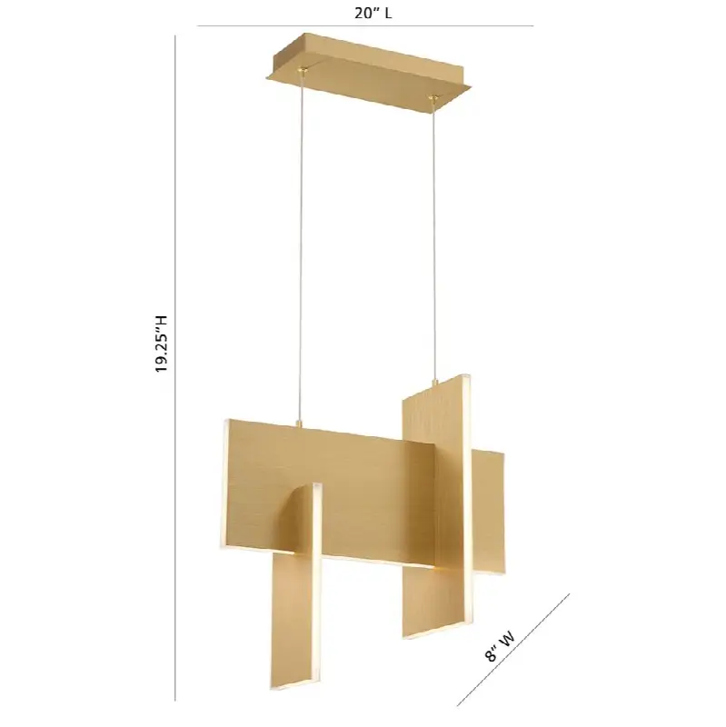 Coburg, Chandelier, 20", Gold