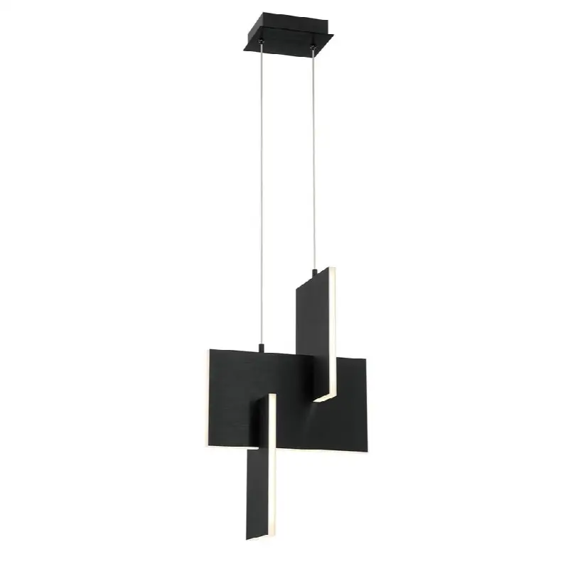 Coburg, Pendant, 23", Anodized Black