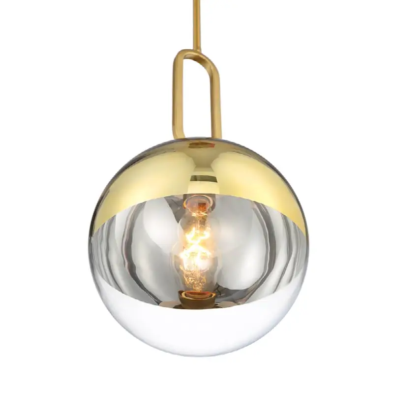 Prospect, Pendant, 12", Gold, Clear Glass
