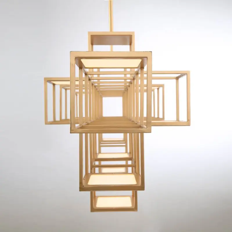 Ferro, Chandelier, 13-Light, 55", Matte Gold