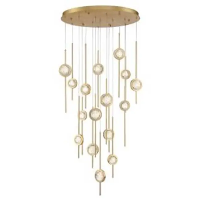 Barletta, Chandelier, 16-Light, 32", Gold
