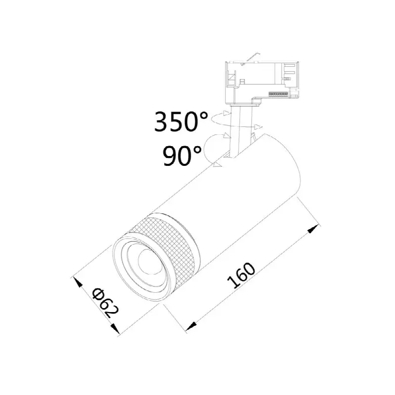 Focus, Track Head, 14W, 30K, W