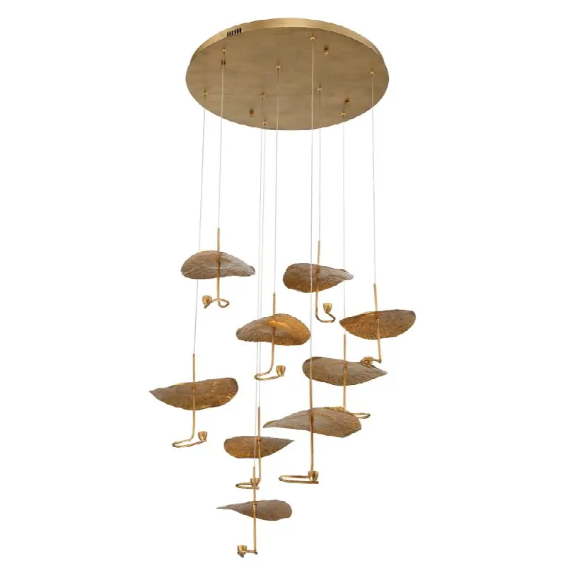 Lagatto, Chandelier, 9-Light, 36", Oil Rubbed Bronze