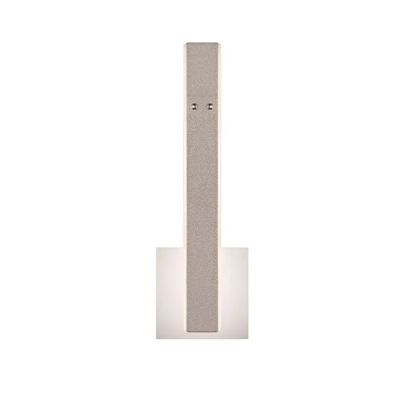 Verdura, Wall Sconce, 16", Matte Grey, White Acrylic
