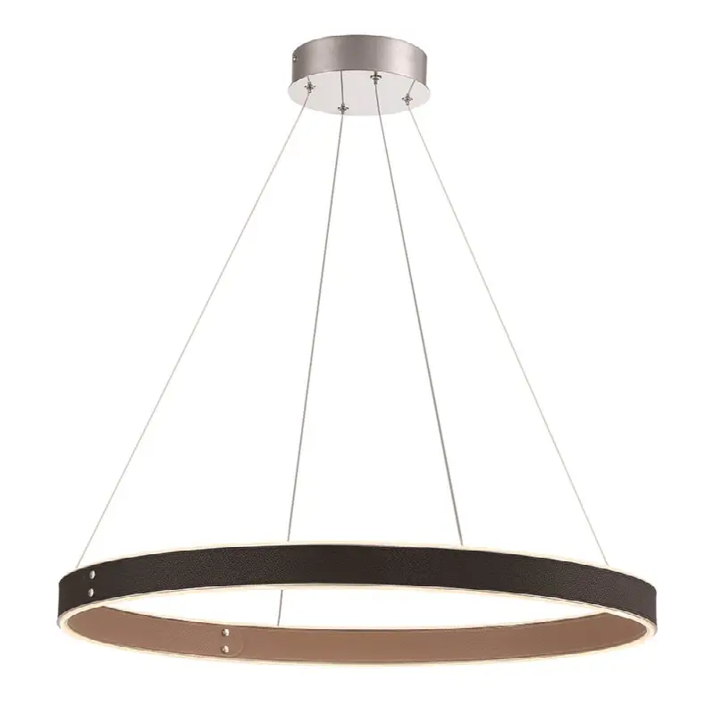 Verdura, Pendant, 29", Matte Black, White Acrylic
