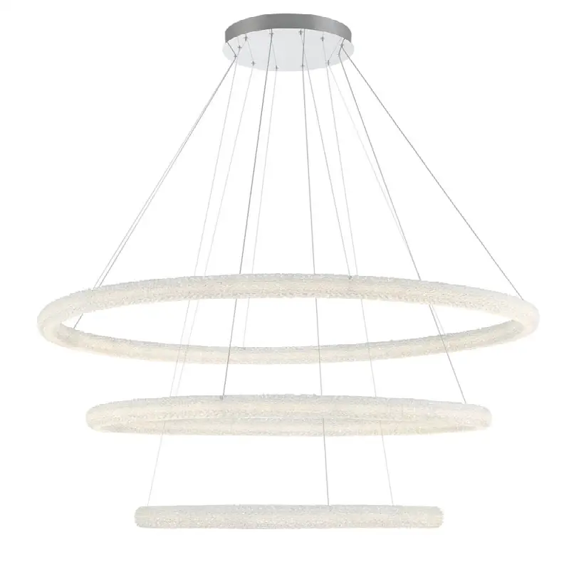 Sassi, Chandelier, 3-Light, 60", Chrome