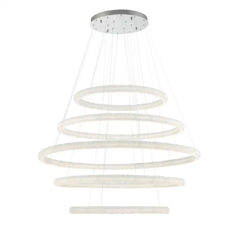 Sassi, Chandelier, 5-Light, 60", Chrome