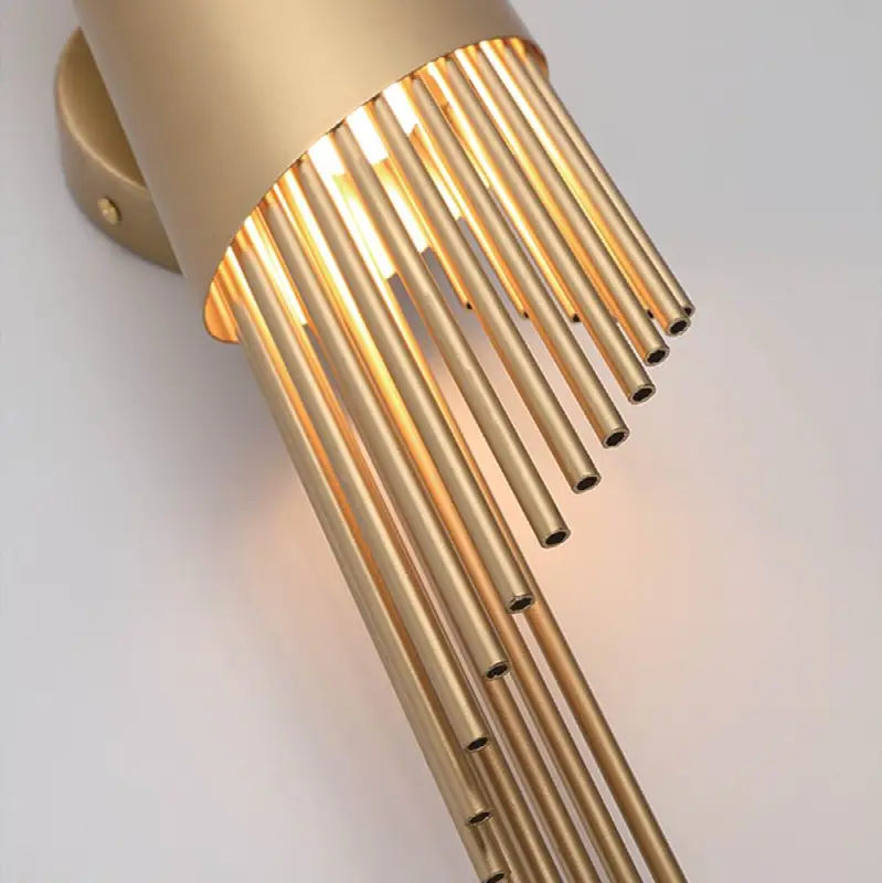 Umura, Wall Sconce, 2-Light, 25", Satin Gold Paint