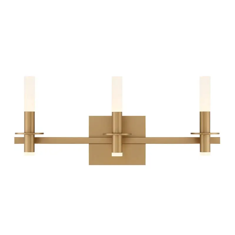 Torna, Vanity, 3Lt, 24", Gold, White Acrylic