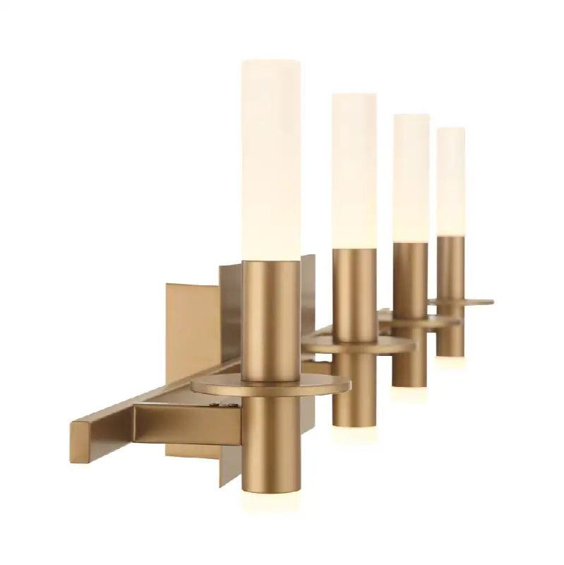 Torna, Vanity, 4Lt, 36", Gold, White Acrylic