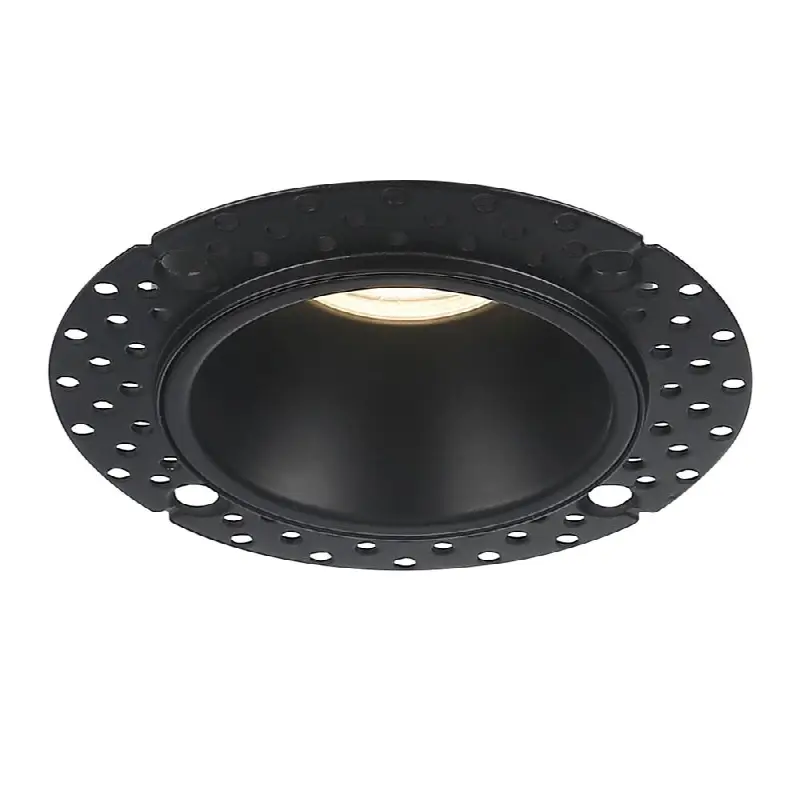 Midway 2" 15W 1 Light Round Trimless 5CCT Black
