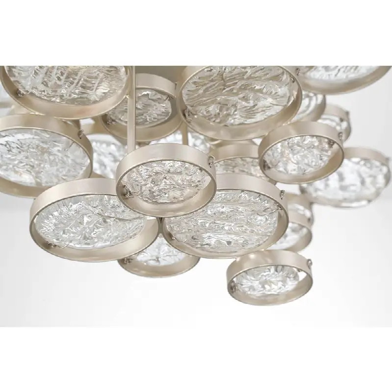 Trento, Wall Sconce, 18", Matte Silver, Clear Glass
