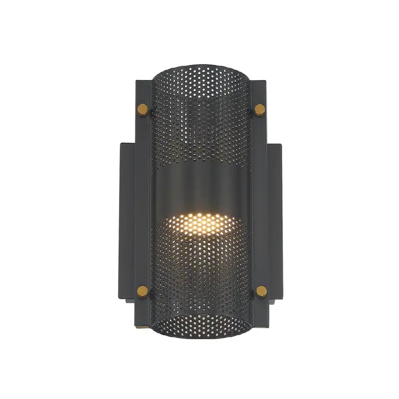 Westcliffe, Outdoor, 2-Light, 8", Gold-Black Mix