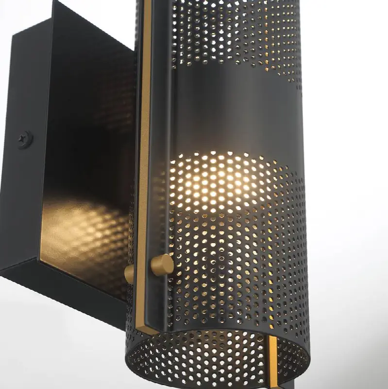 Westcliffe, Outdoor, 2-Light, 12", Gold-Black Mix