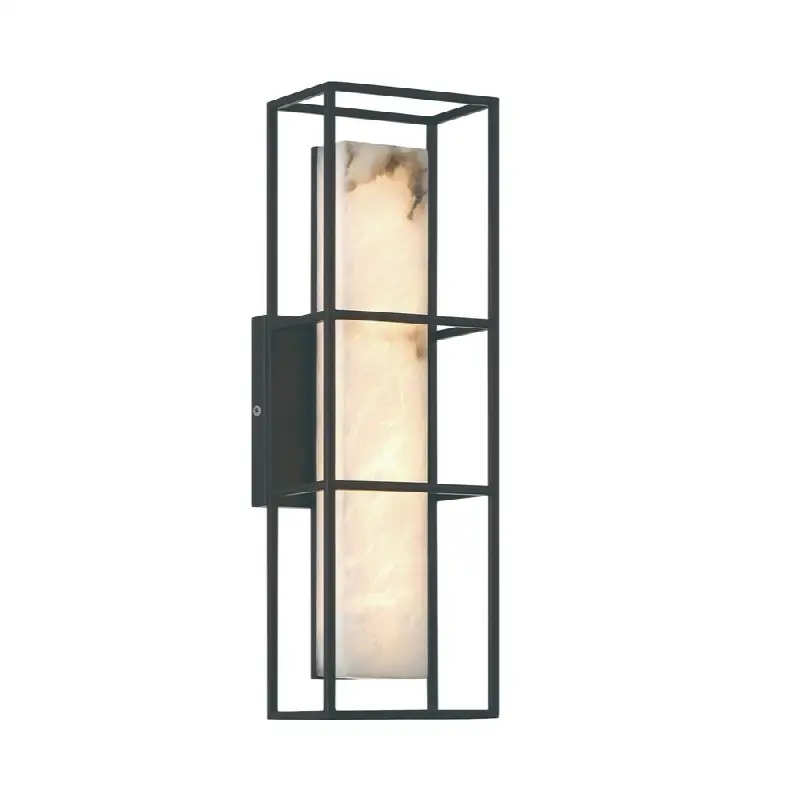 Blakley, Outdoor, 16", Matte Black, Alabaster