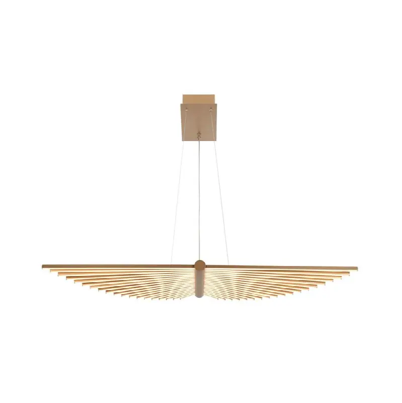 Seraph, Chandelier, 39", Matte Gold