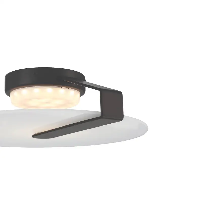 Nuvola, Flush Mount, 12", Matte Black