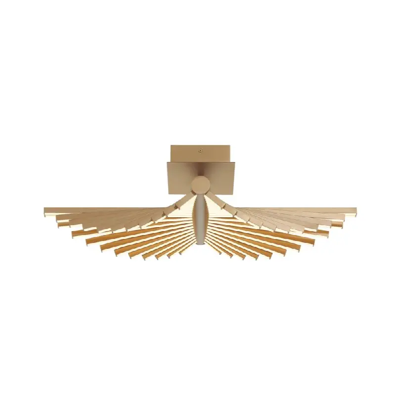 Seraph, Flush Mount, 25", Matte Gold