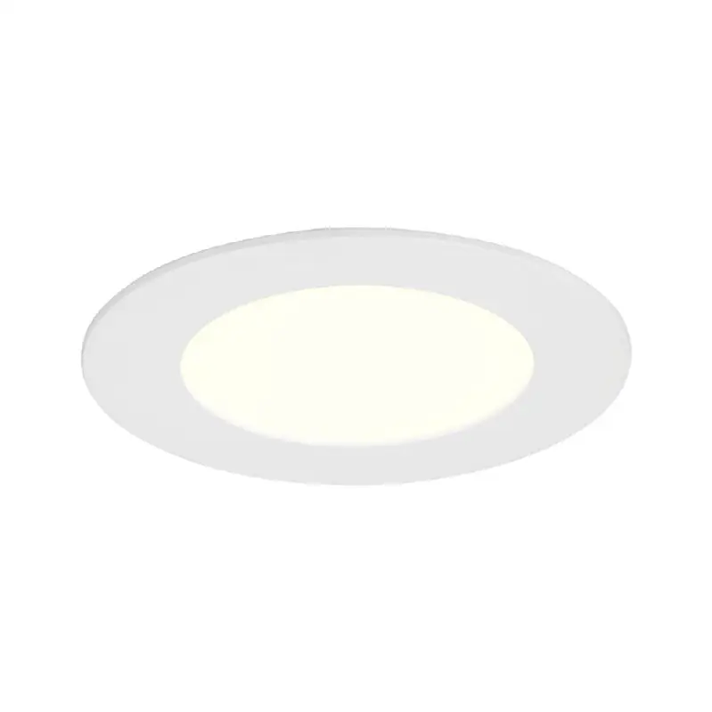 Midway 4" Slim 12W 1 Light Round Fire Rated Trim 5CCT White