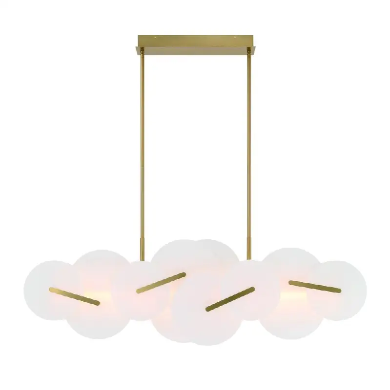 Nuvola, Chandelier, 56", Gold