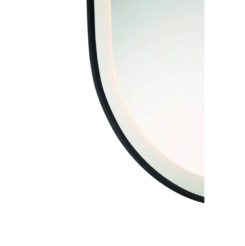 Sara, Mirror, 24" X 36", Matte Black