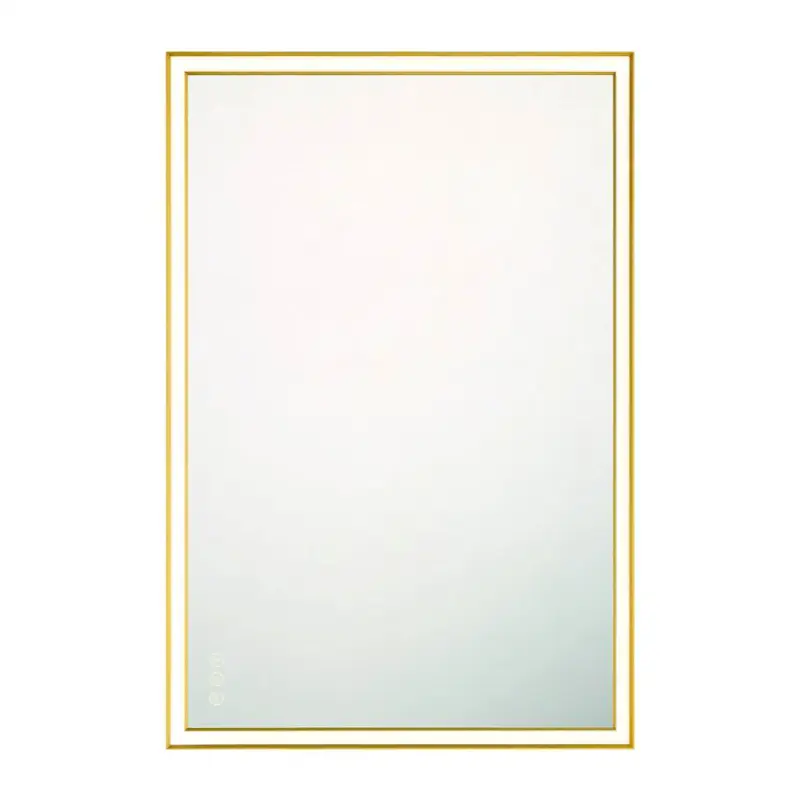 Nixon, Mirror, 24" X 36", Anodized Gold