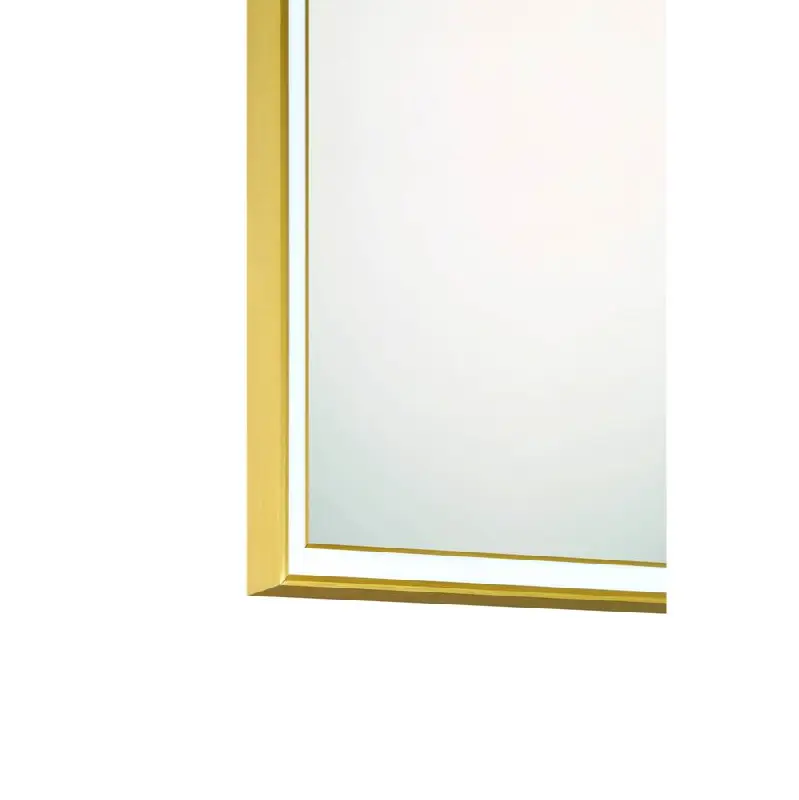 Nixon, Mirror, 32" X 32", Anodized Gold