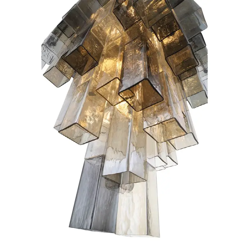 Altesa, Chandelier, 20-Light, 46", Chrome, Mixed Glass