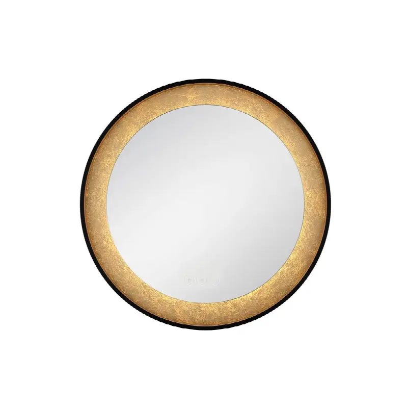 Anya, Mirror, 30" X 30", Anodized Black