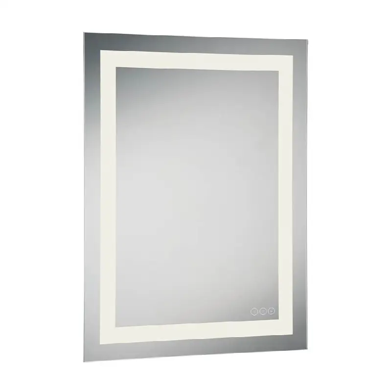 Aspen, Mirror, 24" X 32", Anodized Silver