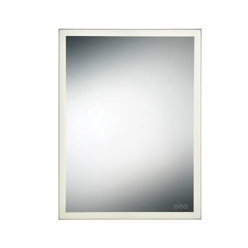Benji, Mirror, 24" X 32", Anodized Silver