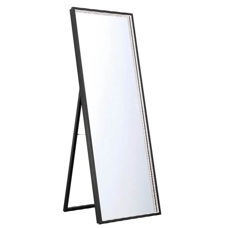 Cerissa, Mirror, 24" X 65", Anodized Black