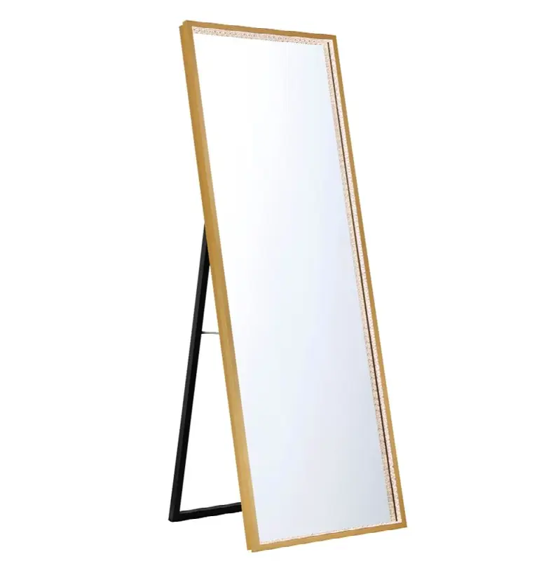 Cerissa, Mirror, 24" X 65", Anodized Gold