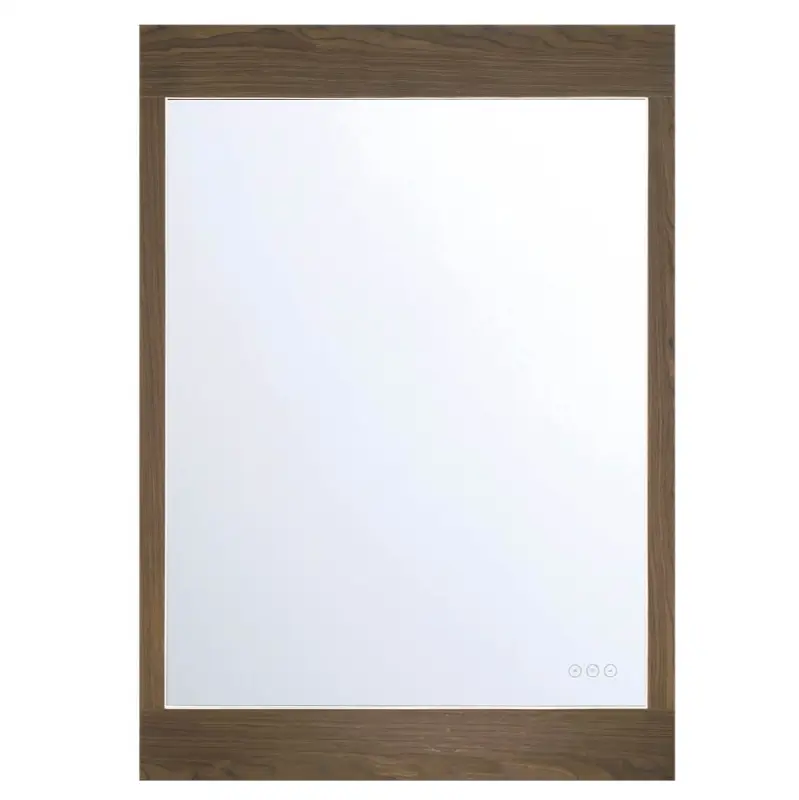 Mogano, Mirror, 30" X 42", Dark Walnut