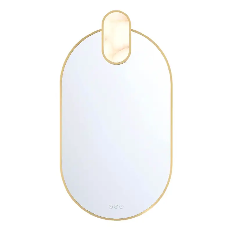 Mrissa, Mirror, 21" X 39", Gold