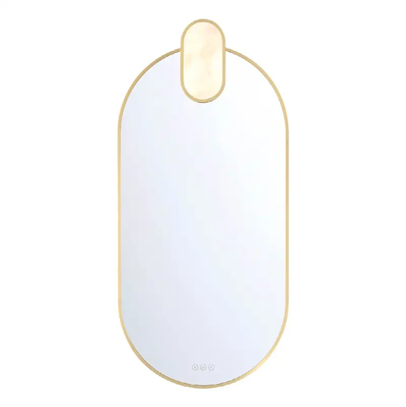Mrissa, Mirror, 21" X 45", Gold