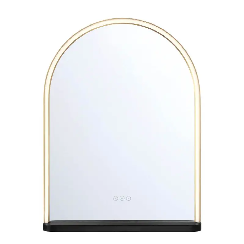 Serin, Mirror, 24" X 32", Gold-Black Mix