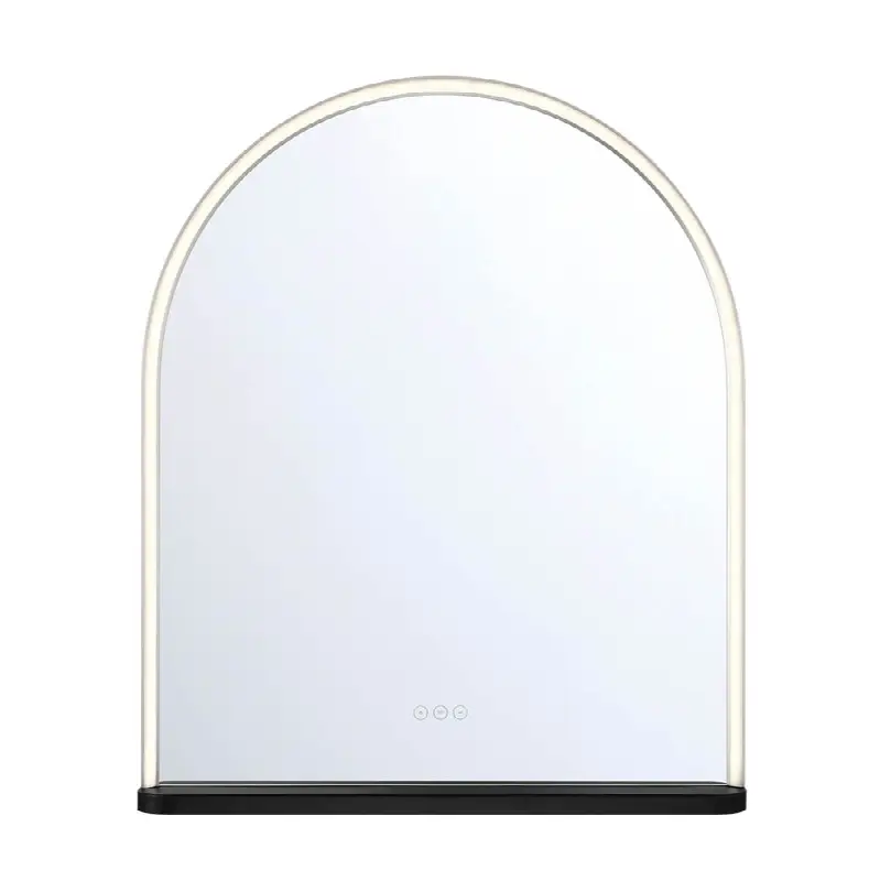 Serin, Mirror, 30" X 36", Satin Nickel-Black Mix