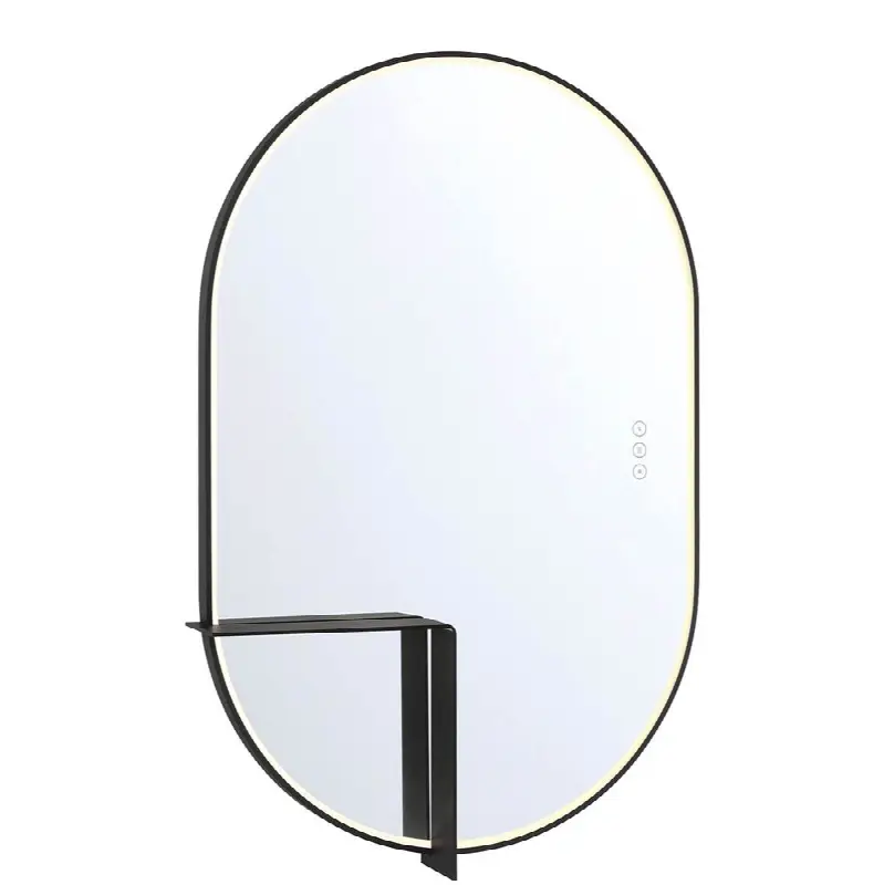 Linden, Mirror, 24" X 36", Matte Black