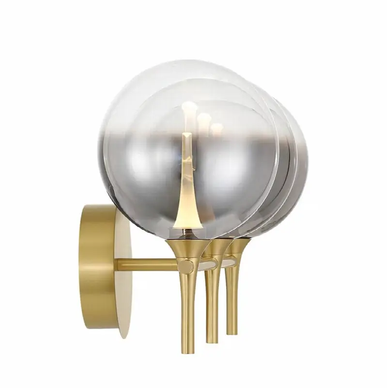 Iissa, Vanity, 3Lt, Gold, Smoked Glass