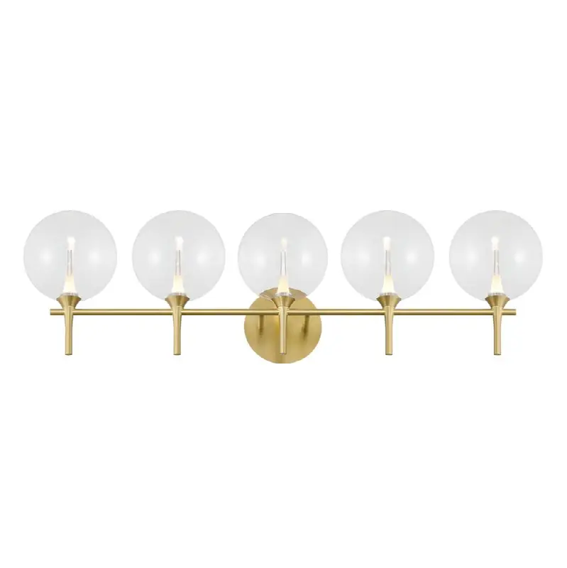 Iissa, Vanity, 5Lt, Gold, Clear Glass