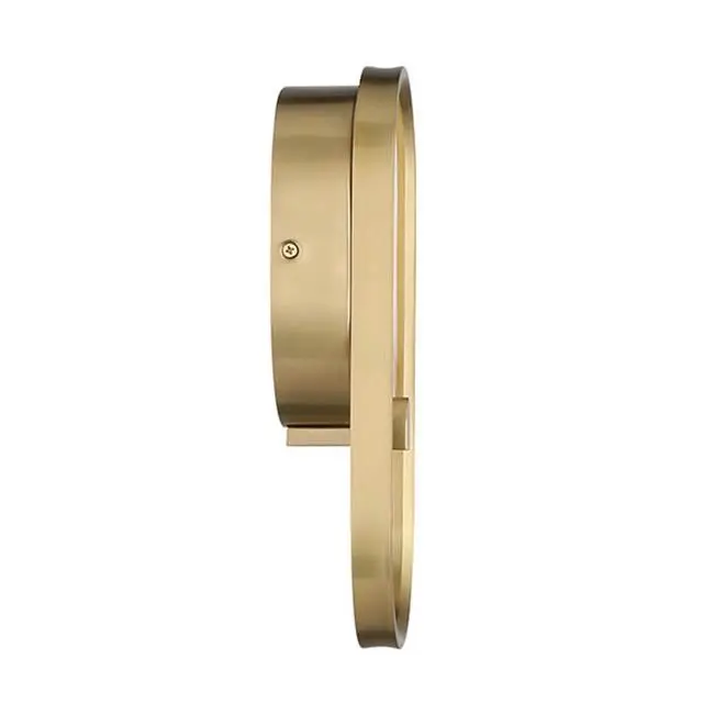 Noga, Wall Sconce, 11", Gold, Alabaster