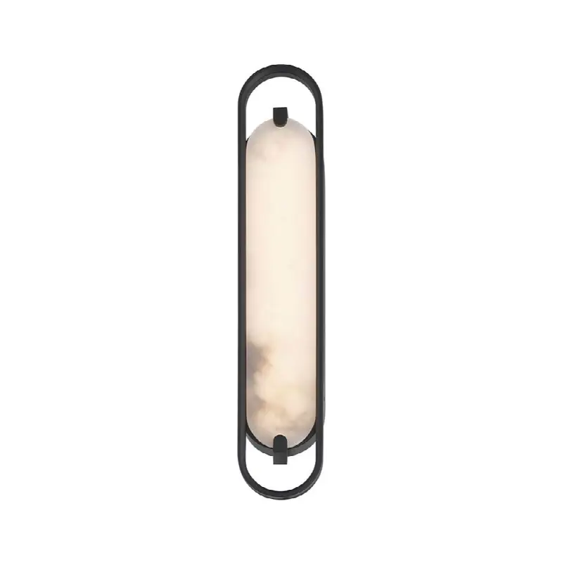 Noga, Vanity, 24", Matte Black, Alabaster