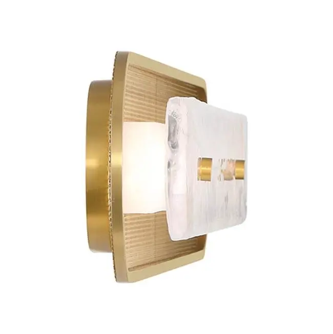 Tramore, Wall Sconce, 38", Gold, Silver Glass