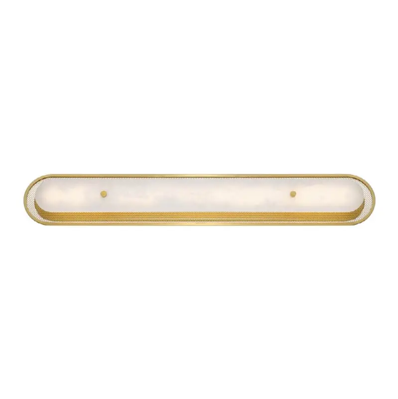 Tramore, Wall Sconce, 38", Gold, Alabaster